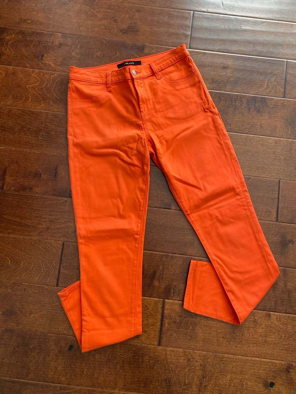 J Brand Skinny Jeans Size 29 Orange Stretch Denim
